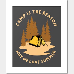 Camp is the Reason Why We Love Summer Posters and Art